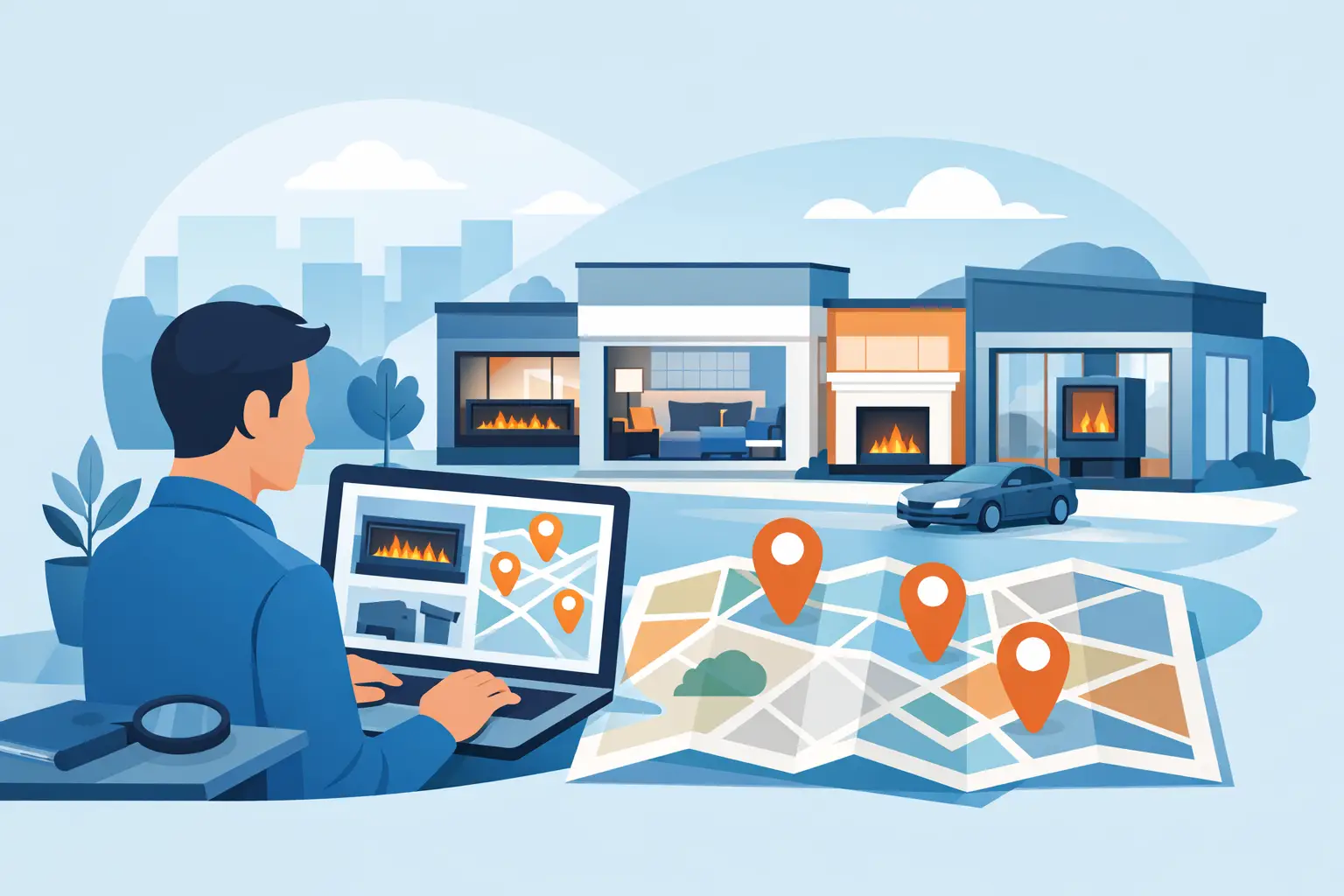 How to Choose a Gas Fire Showroom Near Me