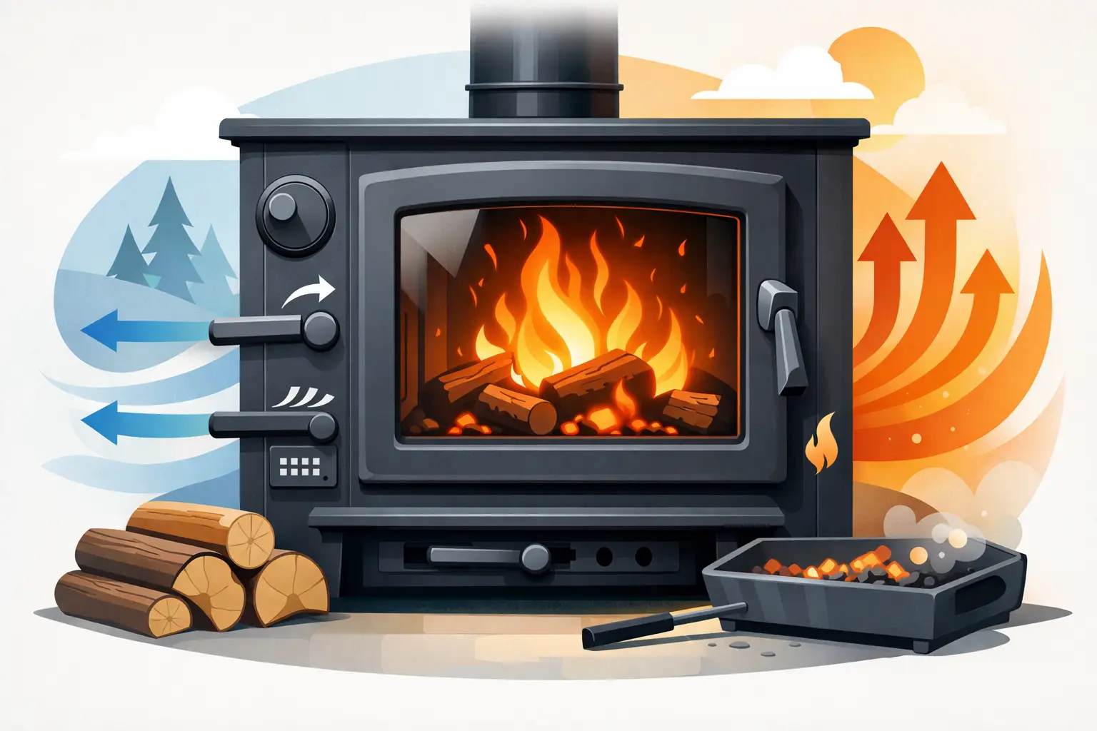 What Do the Air Controls Do on a Woodburning Stove?