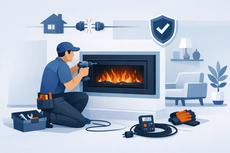 How to Install an Electric Fireplace Safely