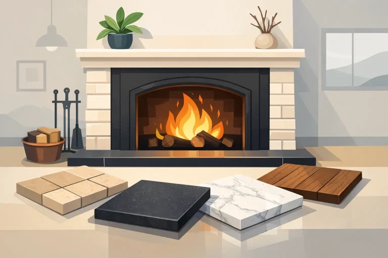 Best Hearth Materials for Fireplaces at Home