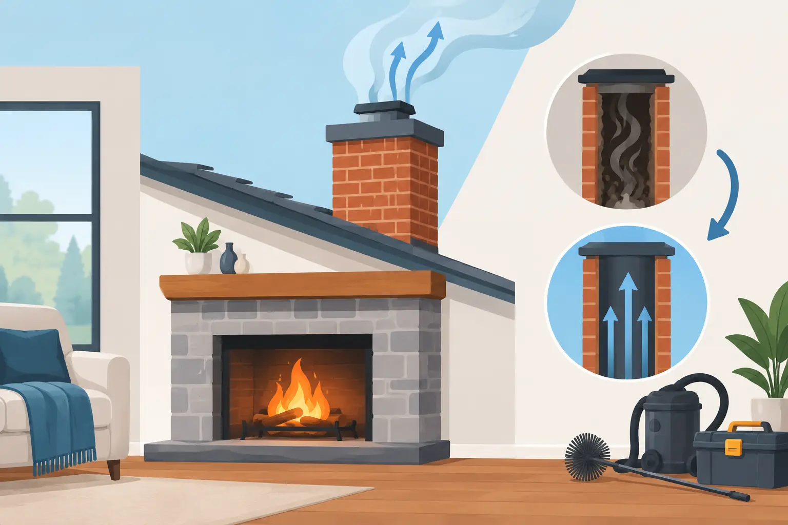 Chimney Draft Problems and How to Fix Them