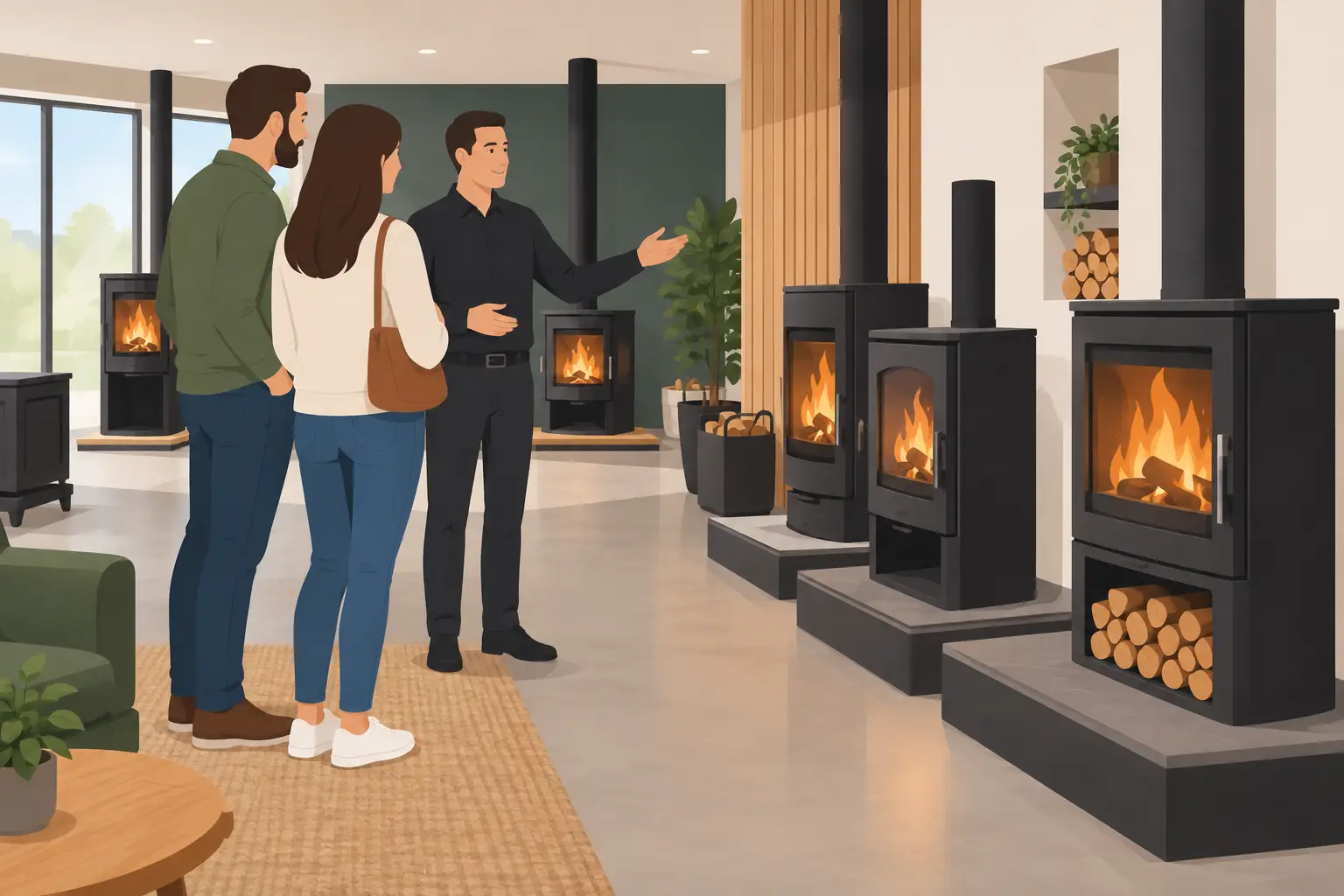 What to Expect at a HETAS Approved Stove Showroom