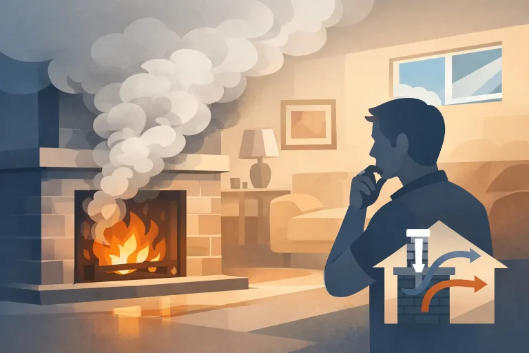 Why Fireplace Smoke Problems Happen at Home
