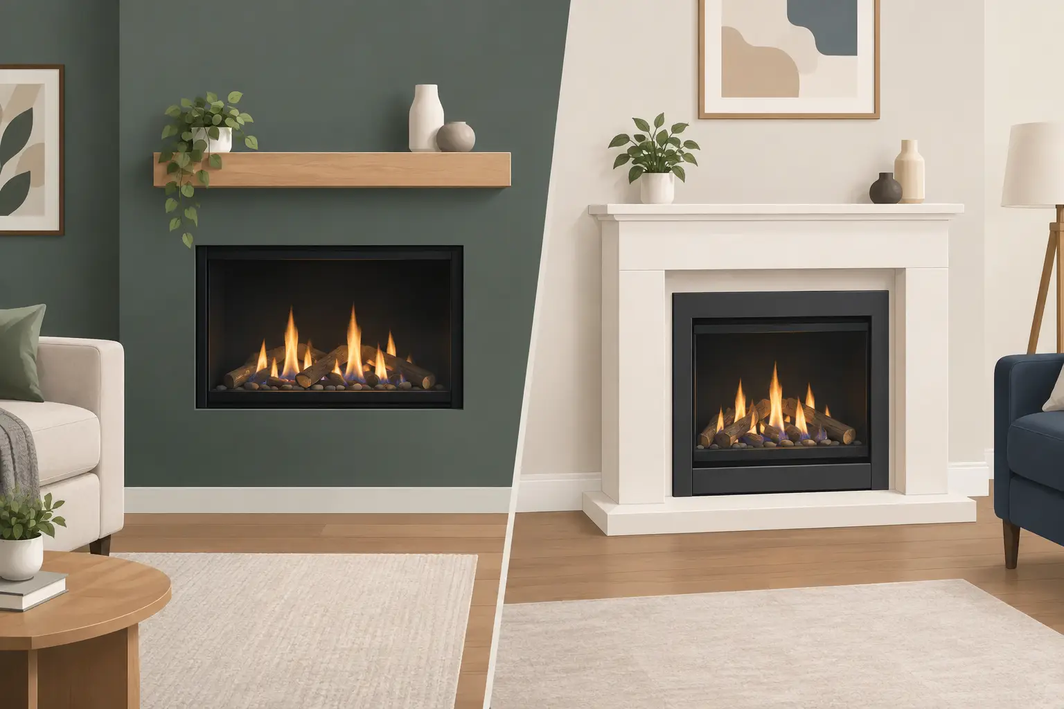 Inset Versus Outset Gas Fires: Which Fits?