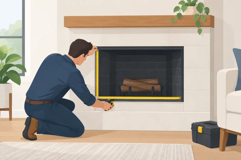 Measuring a Fireplace Opening Accurately